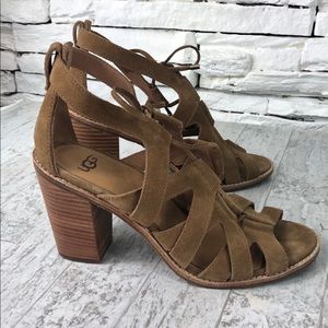 UGG Harris Gladiator Scandal with Stacked Heel